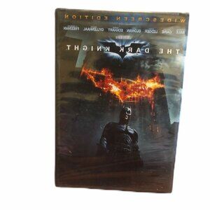 Batman - The Dark Knight (DVD, 2008, Widescreen) Christian Bale & Heath Ledger N